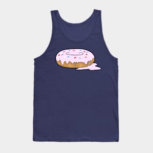 Melting Frosting Pink Donut with Sprinkles Tank Top